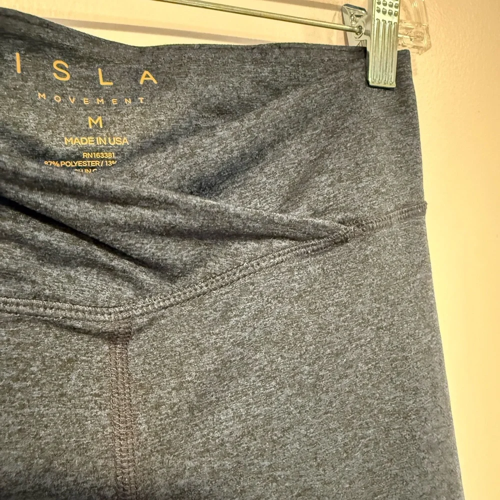 Navy cross over‎ waistband Isla Movement leggings